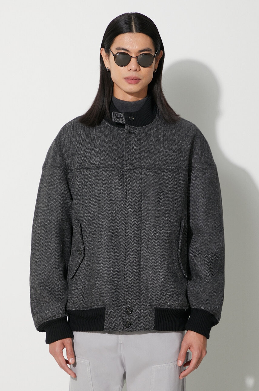 Baracuta  Vlněná bomber bunda  Herringbone Derby Jacket