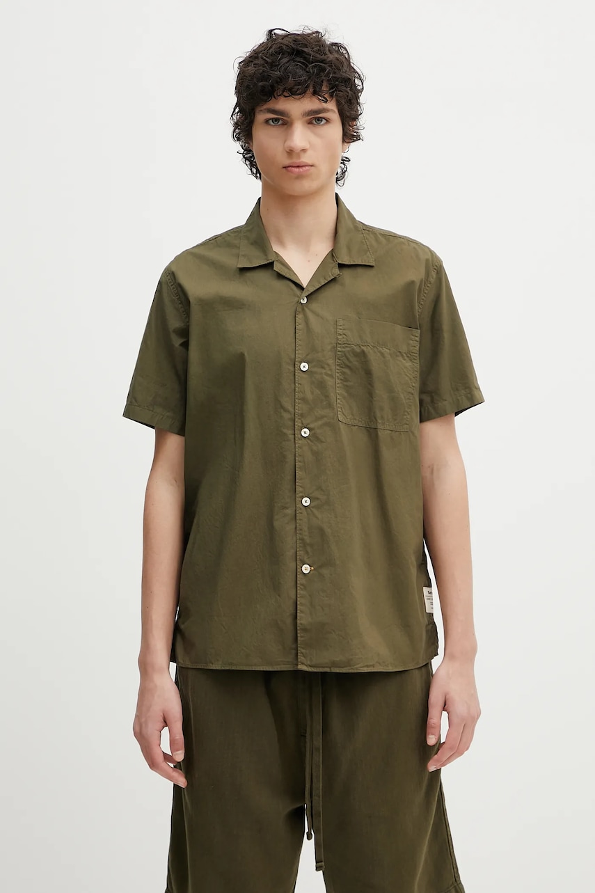 Barbour  Bavlněná košile   Holywell Poplin S/S Relaxed Fit Shirt