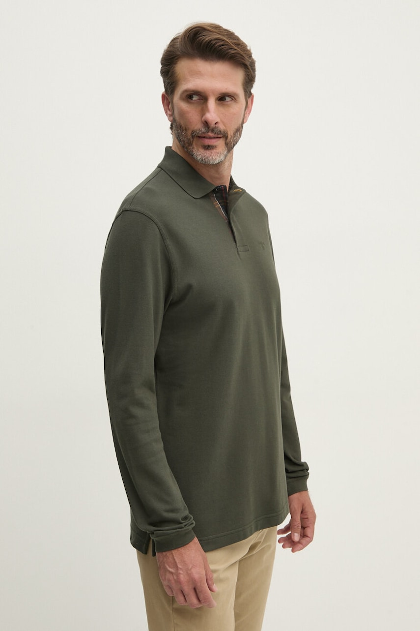 Barbour  Bavlněné tričko s dlouhým rukávem