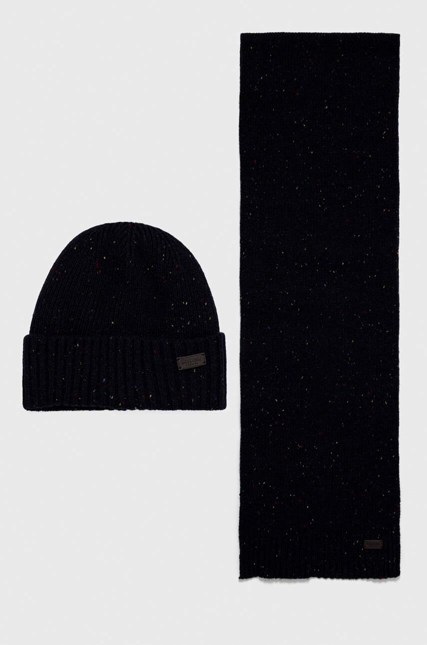 Barbour  Čepice a šála  Carlton Fleck Beanie & Scarf Gift Set