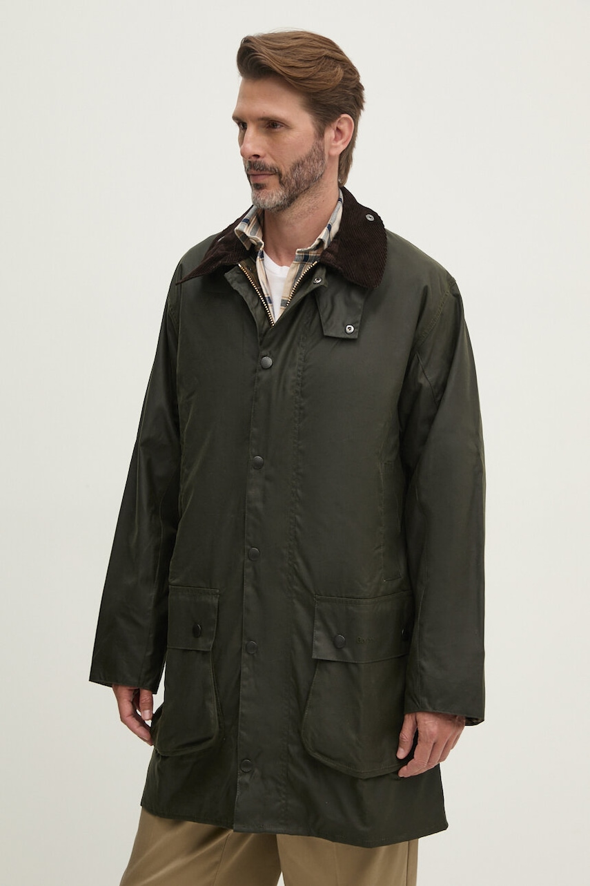 Barbour  dlouhá bunda pánská bavlněná