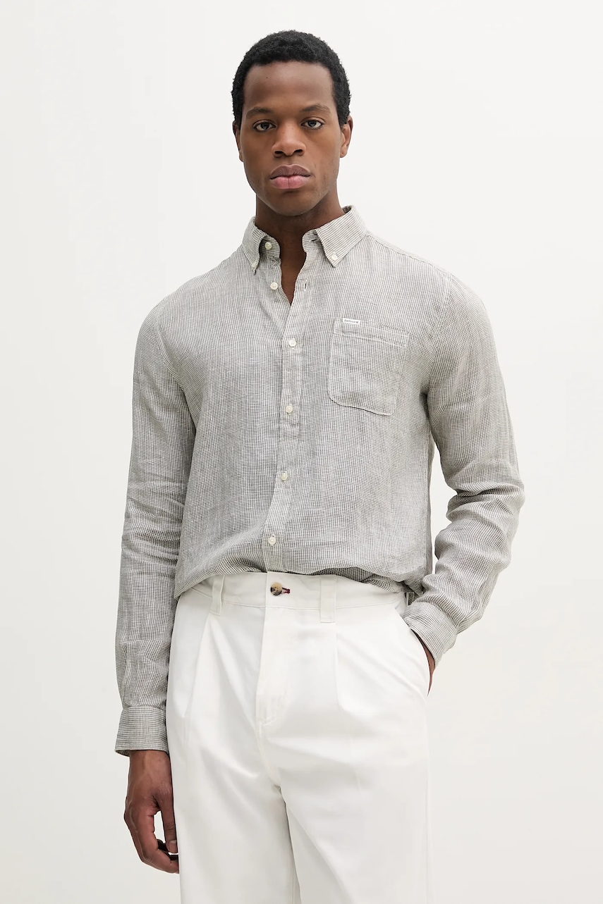 Barbour  Lněná košile  Linton Tailored Shirt