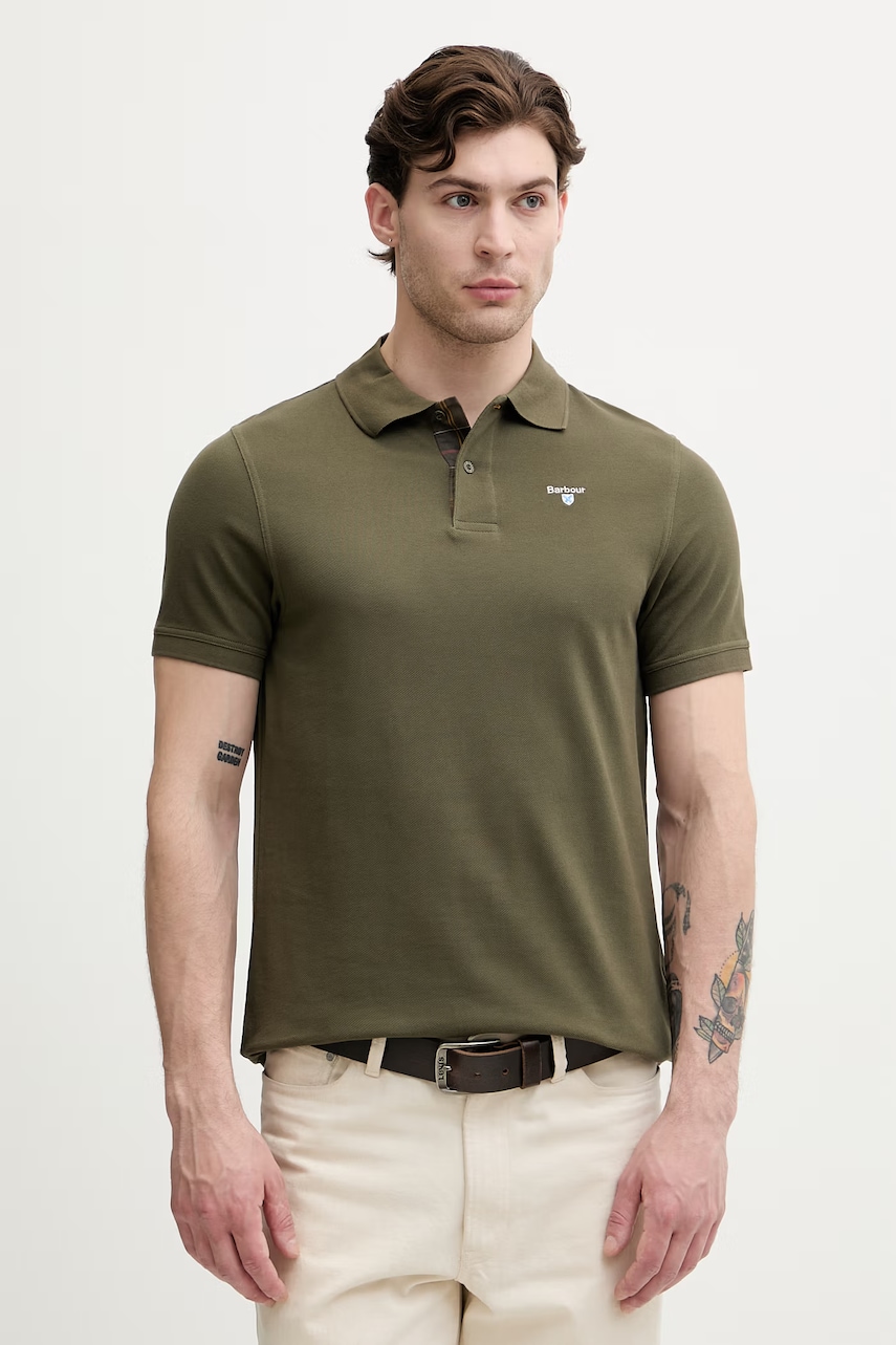 Barbour  polo pánské bavlněné