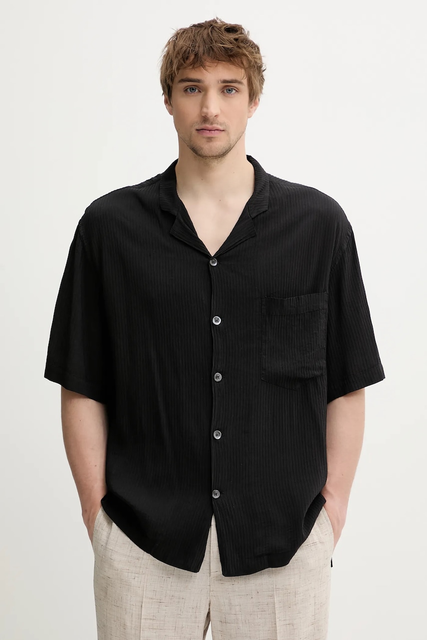 BARENA VENEZIA  Košile s příměsí hedvábí  Camicia Mola