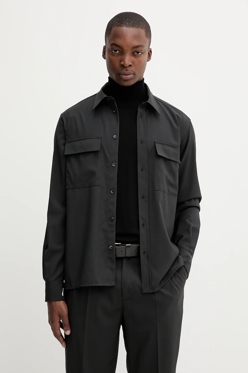 BARENA VENEZIA  Vlněná košile  Camicia Den