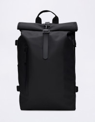 Batoh Rains Rolltop Rucksack Large W3 01 Black 28 l
