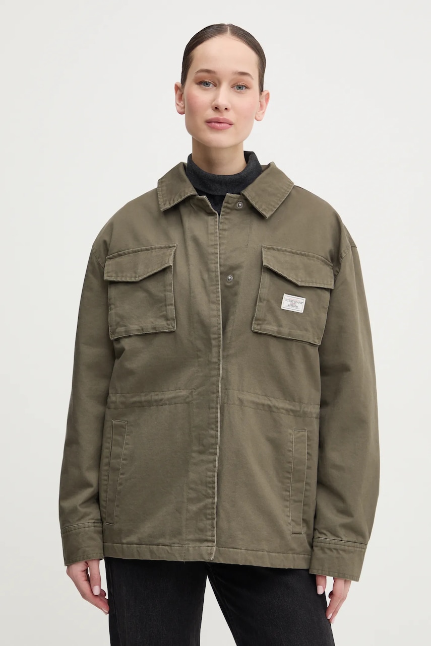 Bavlněná bunda Guess Jeans