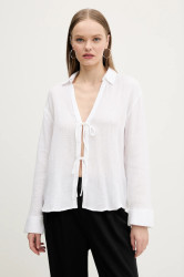 Bavlněná halenka Abercrombie & Fitch