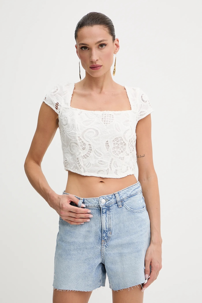 Bavlněná halenka Guess DOMITILLE