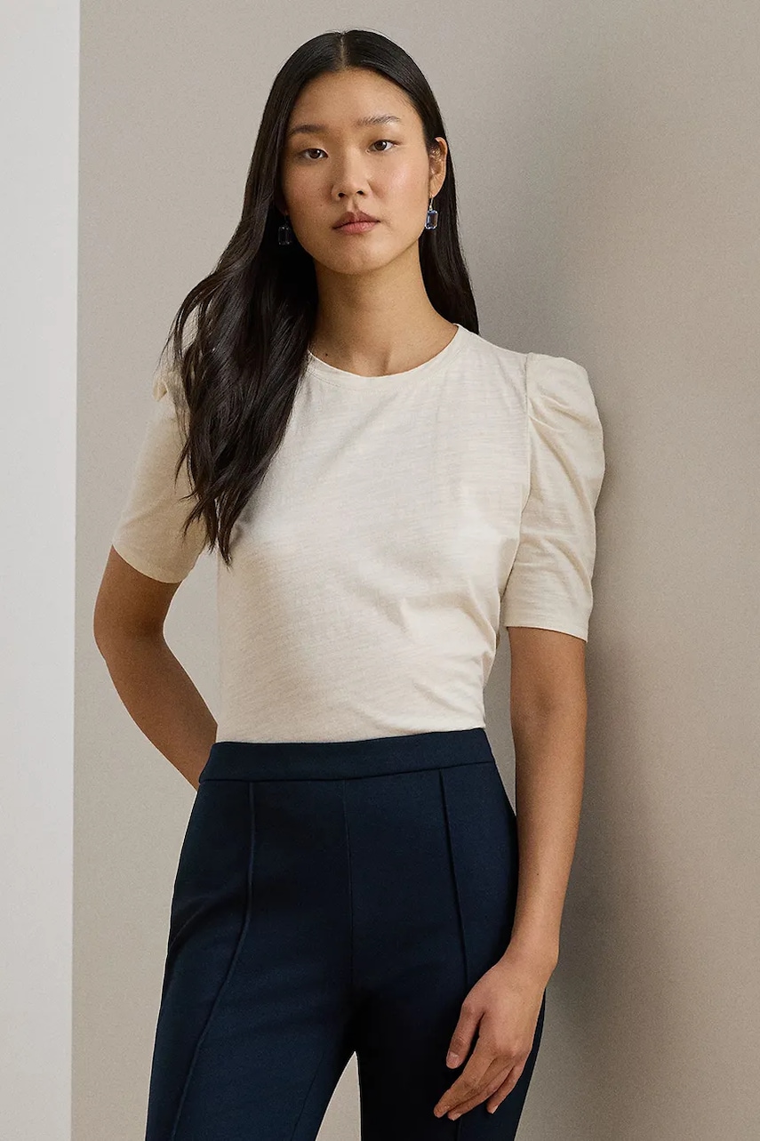 Bavlněná halenka Lauren Ralph Lauren