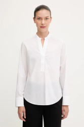 Bavlněná halenka Marc O'Polo dámská, bílá barva, hladká, 508092142169