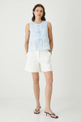 Bavlněná halenka Medicine dámská, modrá barva