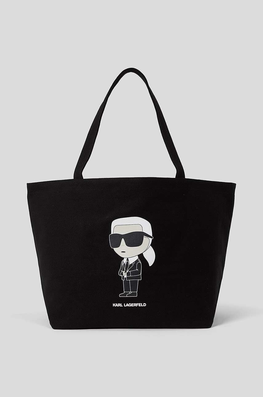 Bavlněná kabelka Karl Lagerfeld