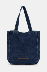 Bavlněná kabelka Marc O'Polo tmavomodrá barva, 5000007433