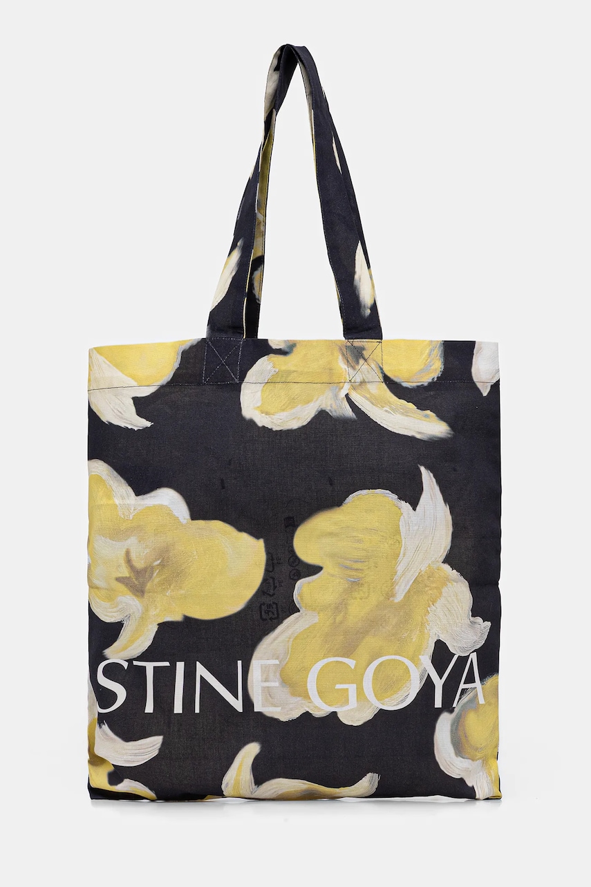 Bavlněná kabelka Stine Goya žlutá barva, SG-PS26-A016-2285
