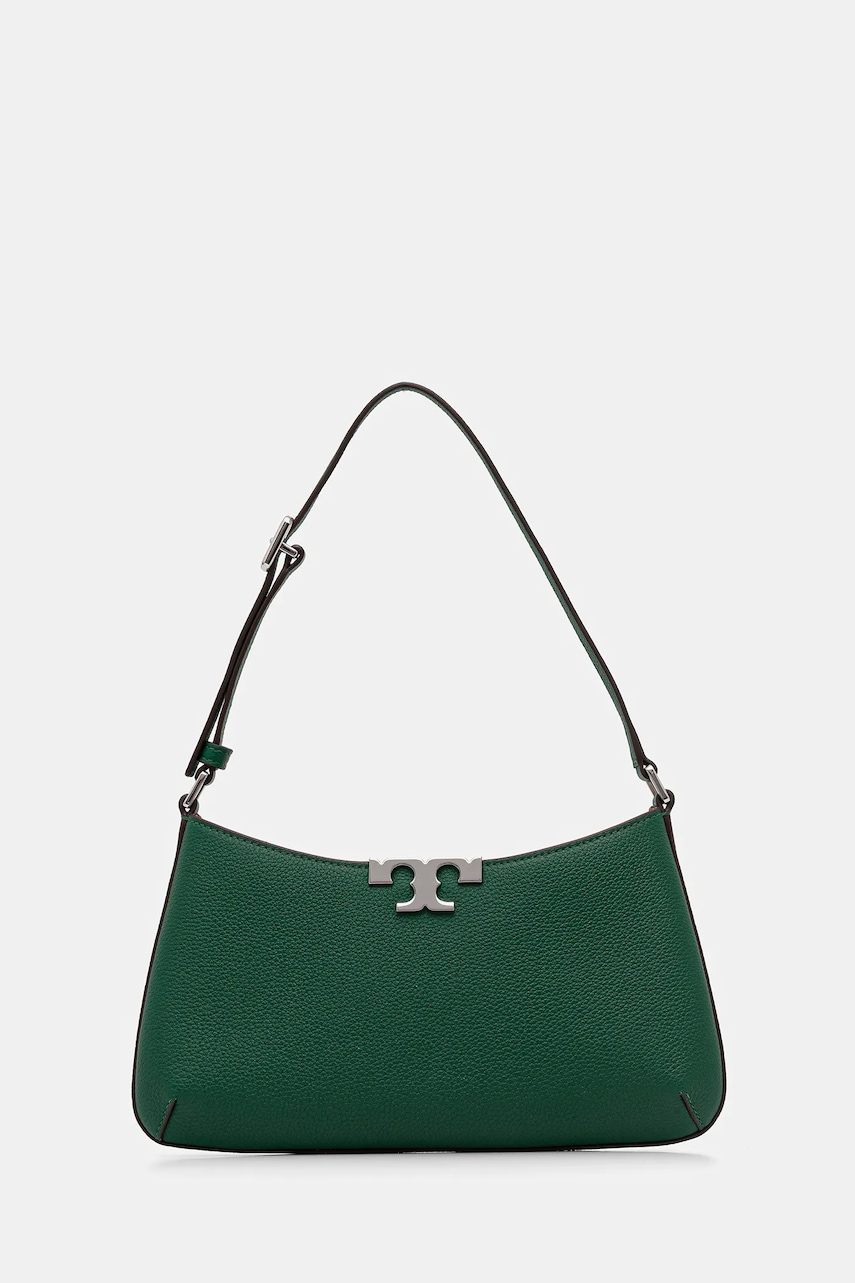 Bavlněná kabelka Tory Burch Eleanor zelená barva, 174850.301