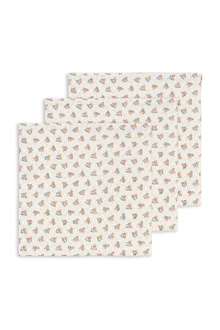 Bavlněná kojenecká plena Konges Sløjd MUSLIN CLOTH GOTS 3-pack