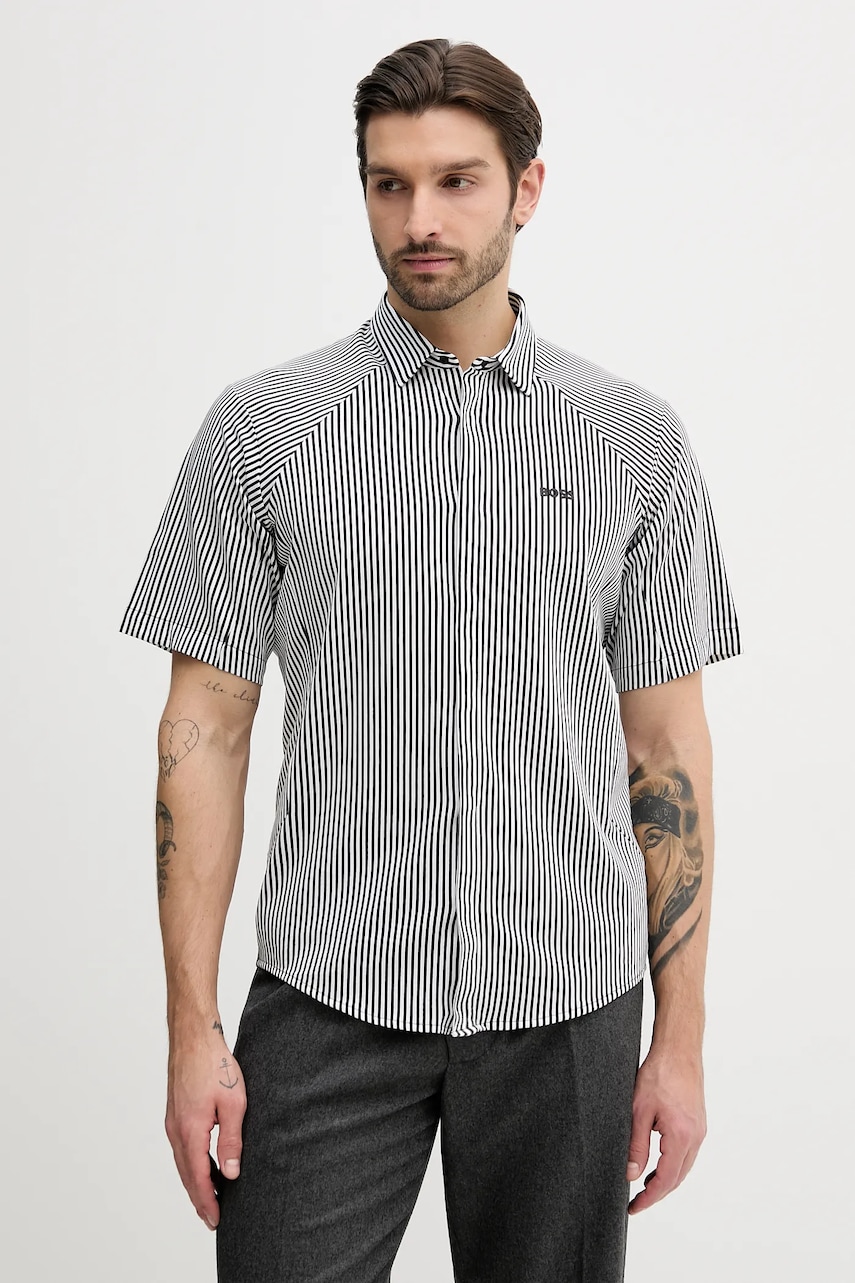 Bavlněná košile BOSS Green ST_Excurse S