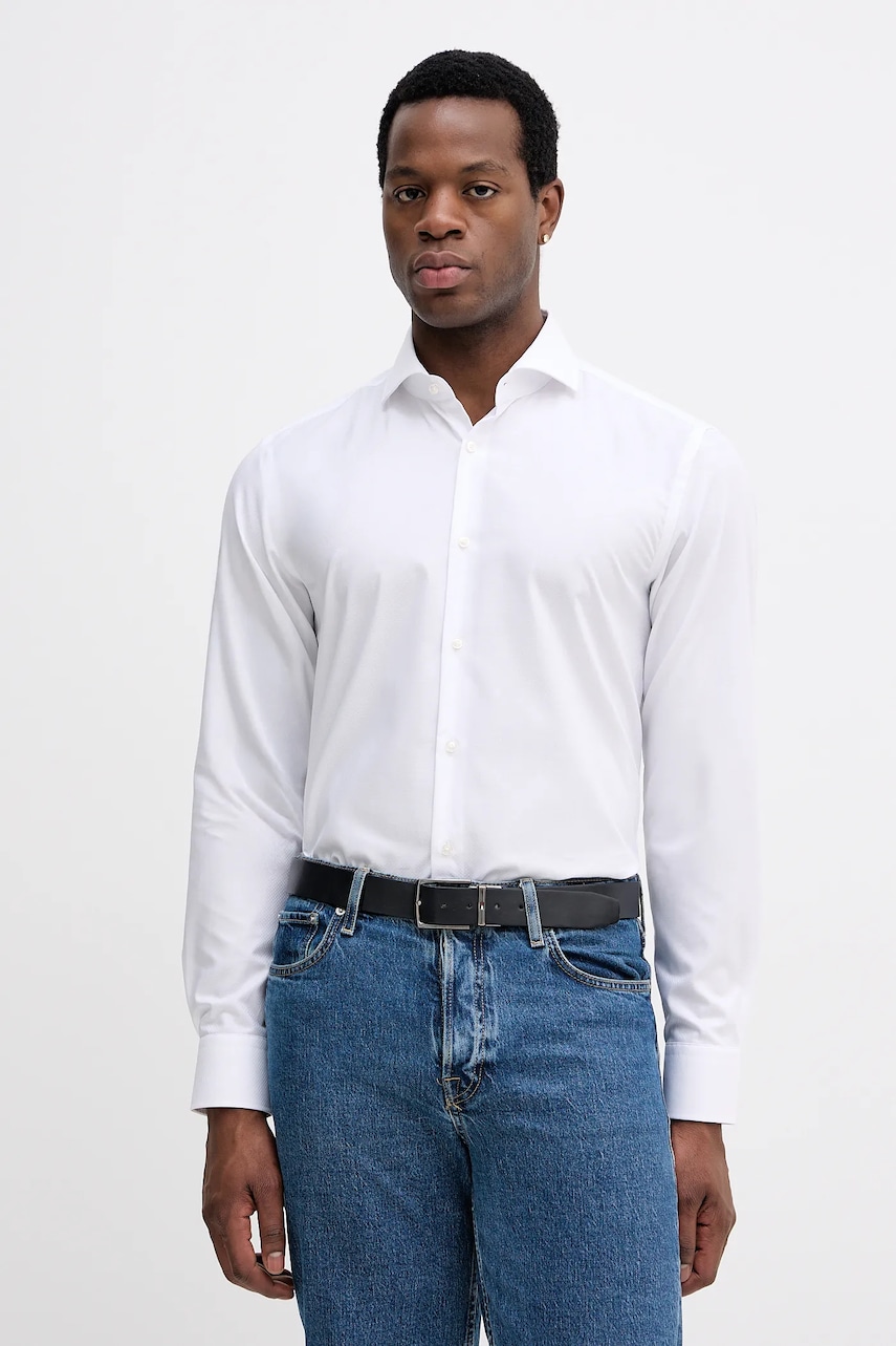 Bavlněná košile BOSS H-HANK-SP-B1-C1-261