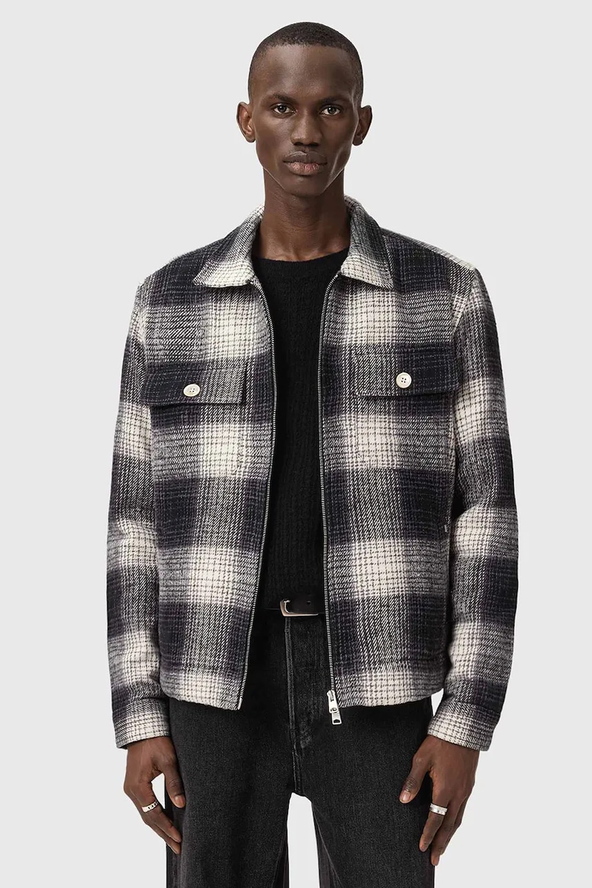 Bavlněná košilová bunda AllSaints