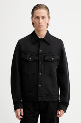 Bavlněná košilová bunda G-Star Dakota černá barva, přechodná, D27099-D395