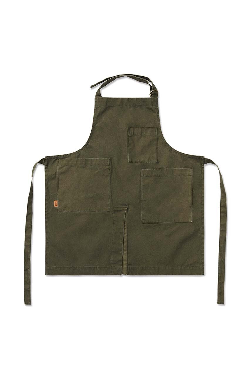 Bavlněná kuchyňská zástěra ferm LIVING Bark Garden