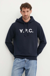 Bavlněná mikina A.P.C. hoodie standard grand vpc GOTS