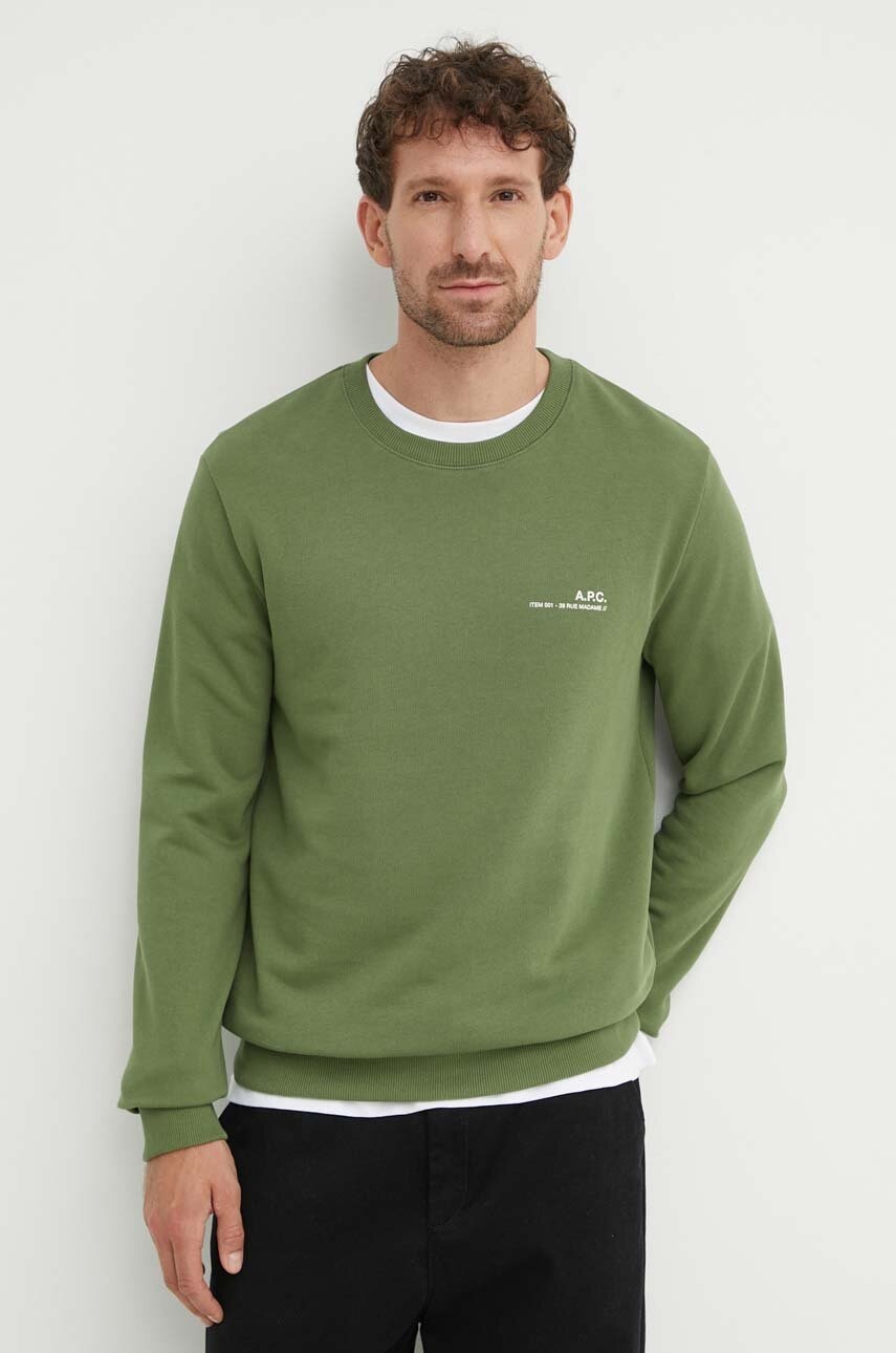 Bavlněná mikina A.P.C. sweat item