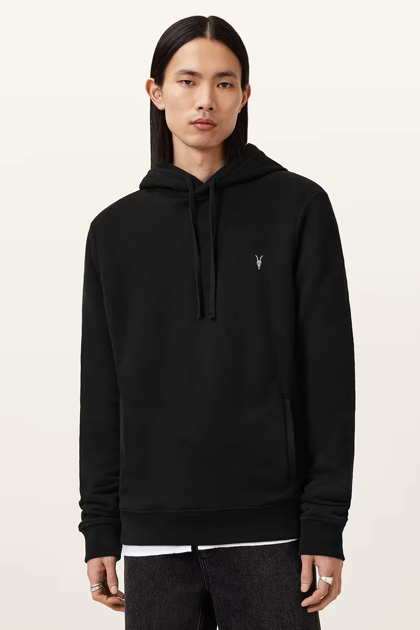 Bavlněná mikina AllSaints RAVEN OTH HOODY