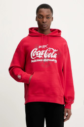 Bavlněná mikina Converse x Coca Cola