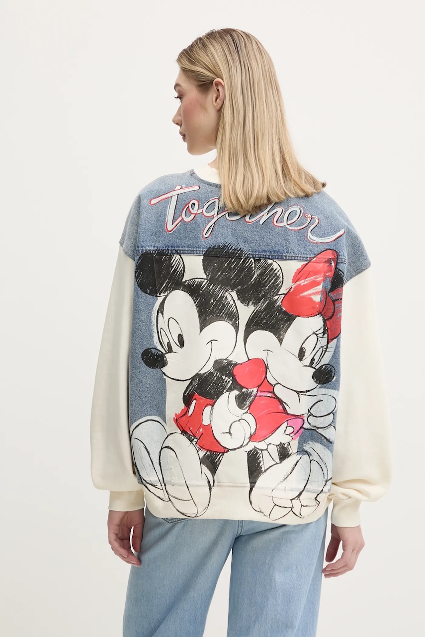 Bavlněná mikina Desigual MICKEY MOUSE