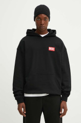 Bavlněná mikina Diesel S-BOXT-HOOD-LAB