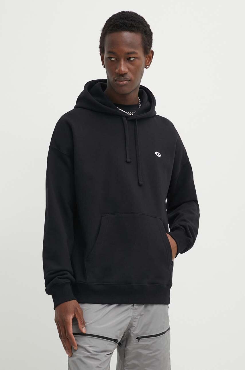 Bavlněná mikina Diesel S-ROB-HOOD-DOVAL-PJ