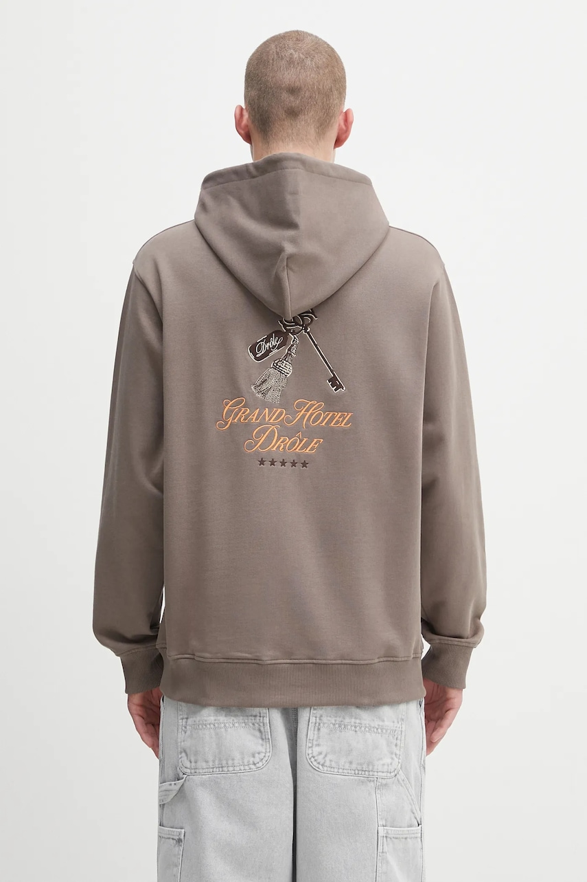 Bavlněná mikina Drôle de Monsieur Le Hoodie Grand HUtel