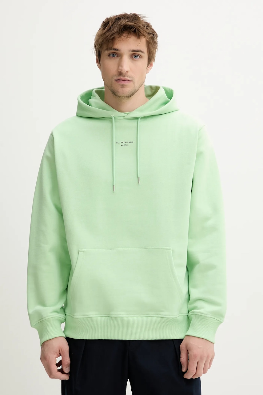 Bavlněná mikina Drôle de Monsieur Le Hoodie Slogan Classique