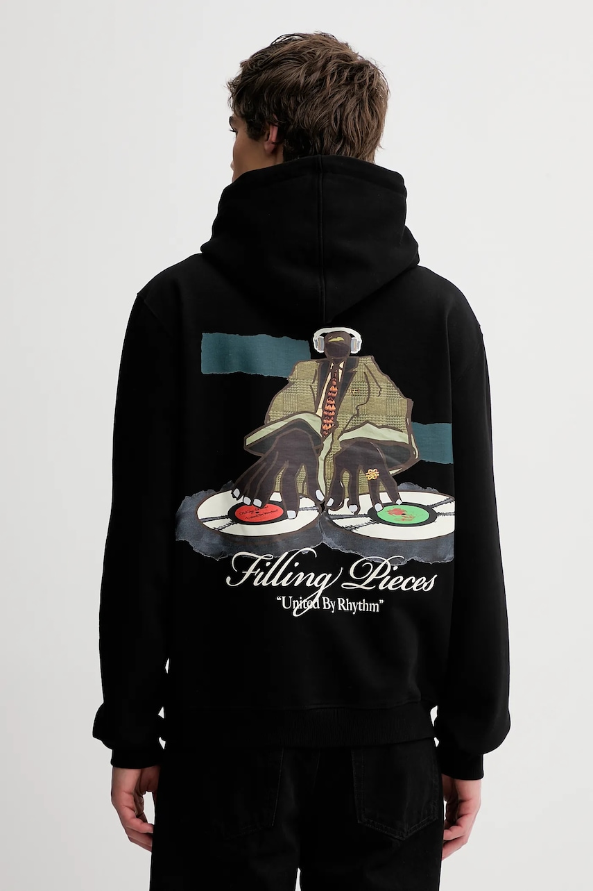 Bavlněná mikina Filling Pieces Hoodie DJ