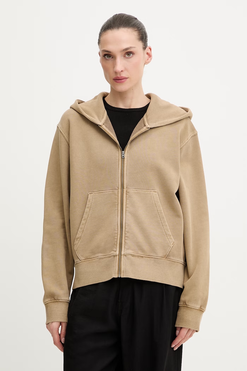 Bavlněná mikina G-Star Washed hdd zip relaxed