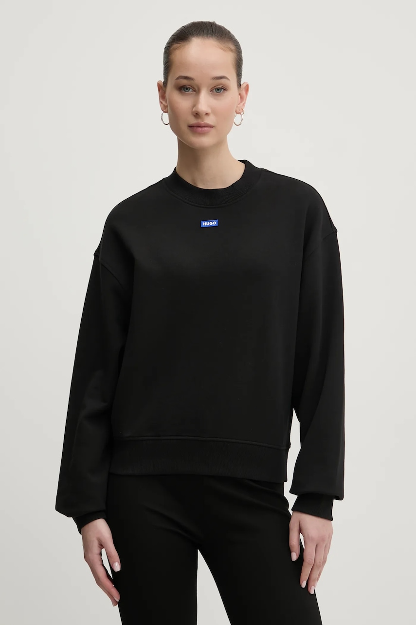 Bavlněná mikina Hugo Blue Delessa_B_1