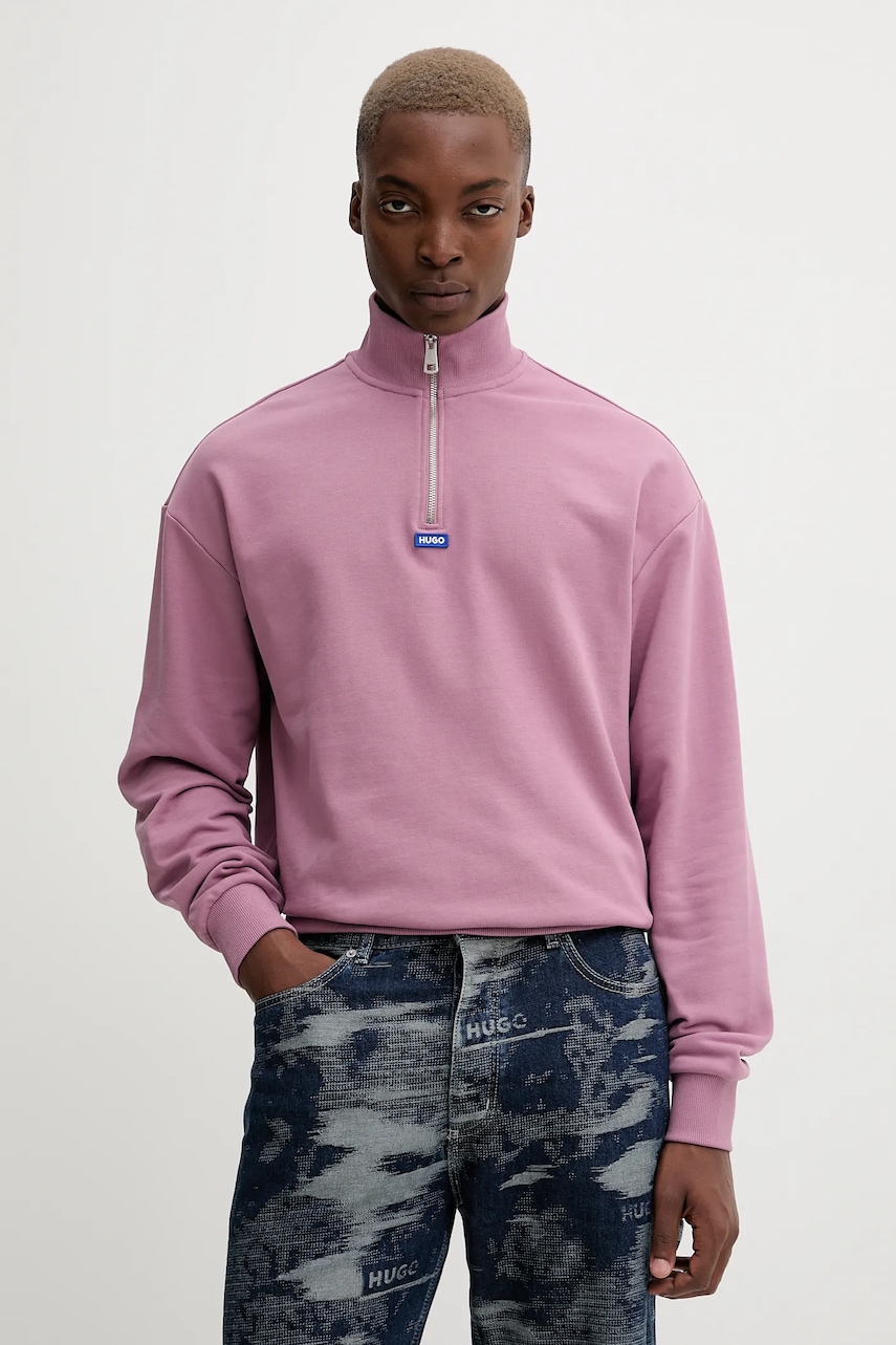 Bavlněná mikina Hugo Blue Neeler