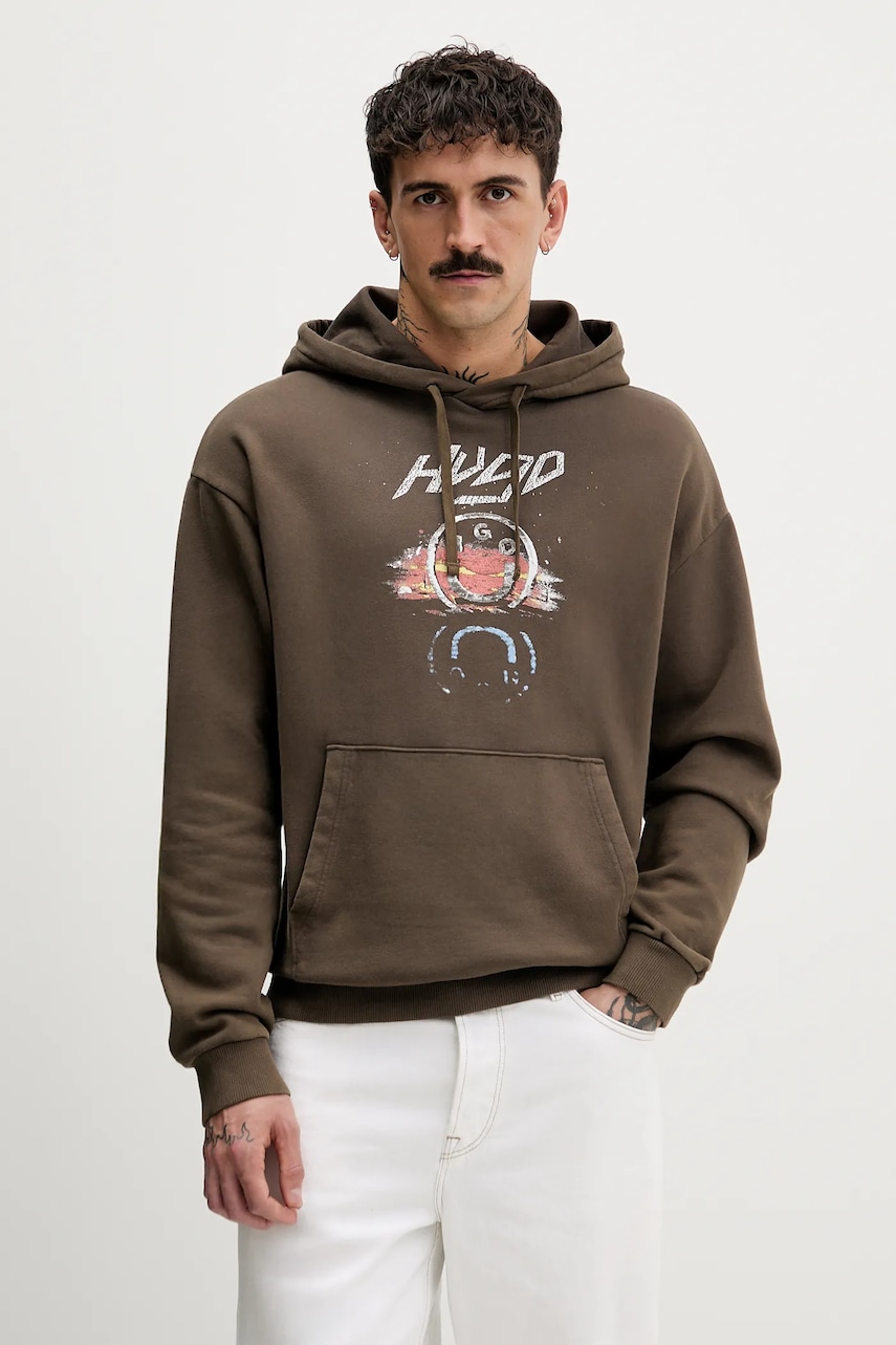 Bavlněná mikina Hugo Blue Nimponex