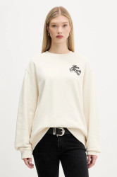 Bavlněná mikina Hugo Blue Oversized Crew_B_4