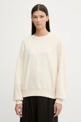 Bavlněná mikina Marc O'Polo dámská, béžová barva, hladká, 600407354175