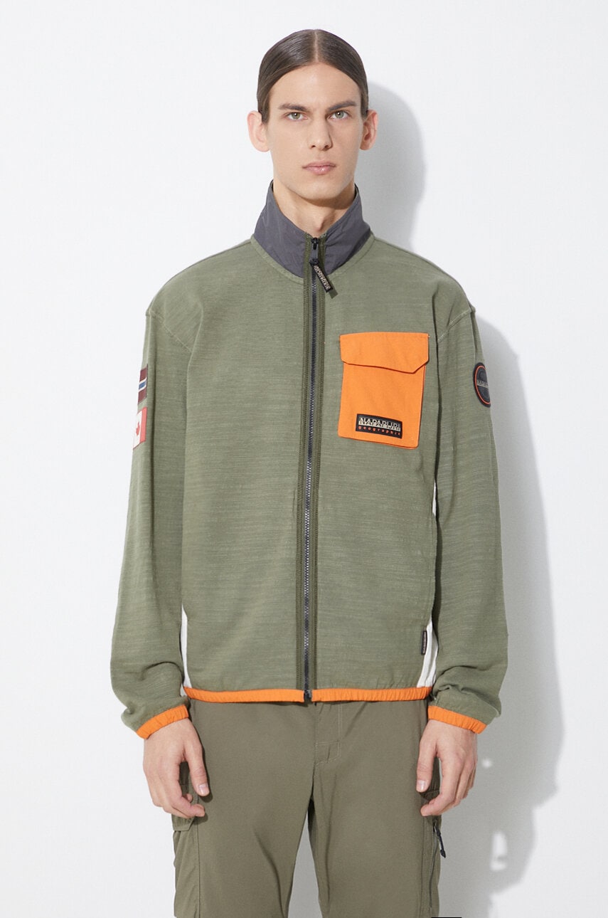 Bavlněná mikina Napapijri B-Tepees Fz