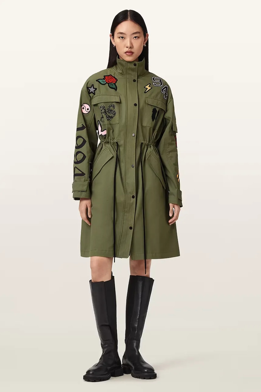 Bavlněná parka AllSaints ARIAA