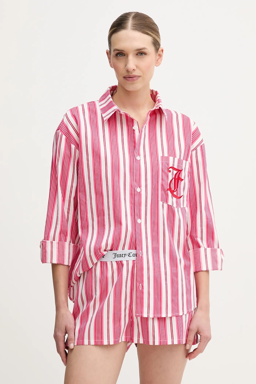 Bavlněná pyžamová košile Juicy Couture