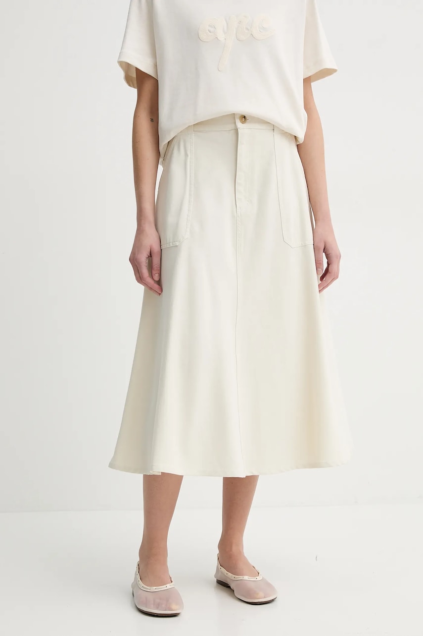 Bavlněná sukně A.P.C. jupe laurie