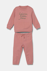 Bavlněná tepláková souprava pro miminka Calvin Klein Jeans