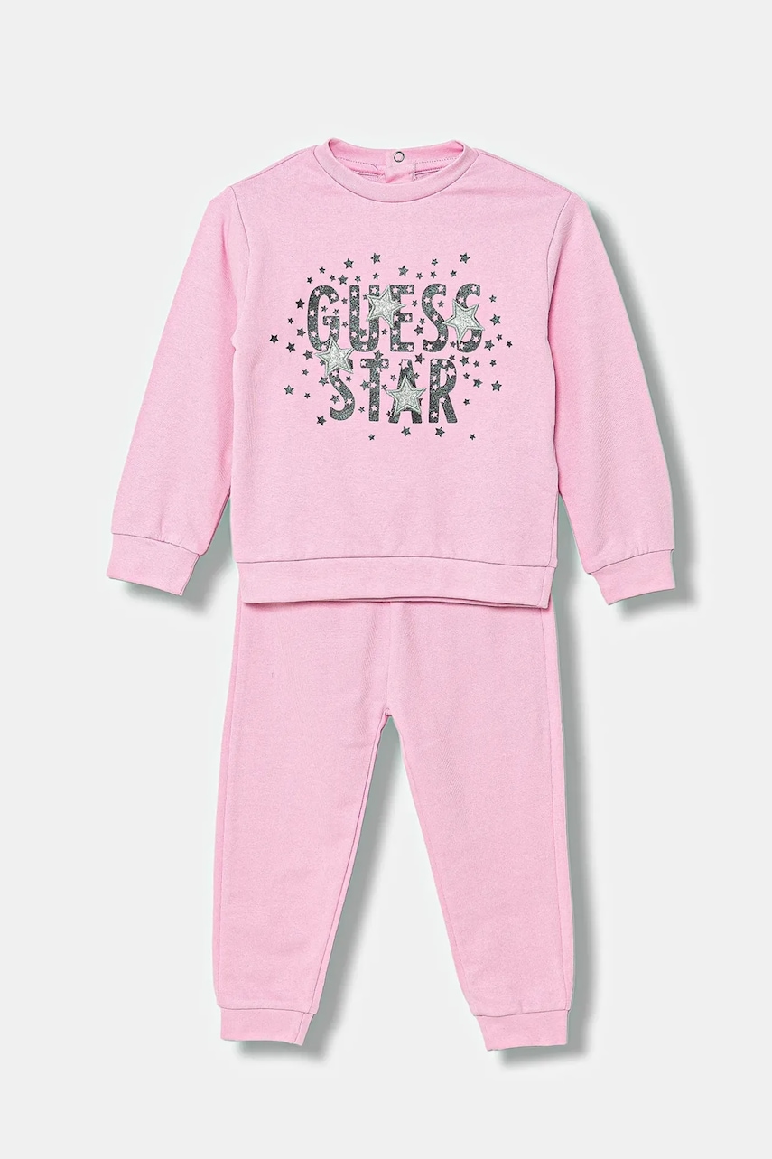 Bavlněná tepláková souprava pro miminka Guess 2-pack