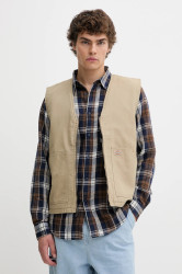 Bavlněná vesta Dickies Duck Canvas Summer Vest Sw Desert Sand béžová barva, DK0A4YQKF021