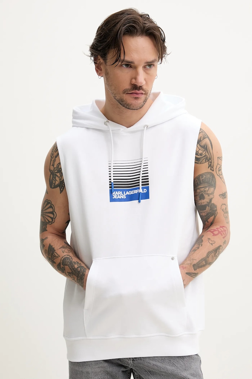 Bavlněná vesta Karl Lagerfeld Jeans